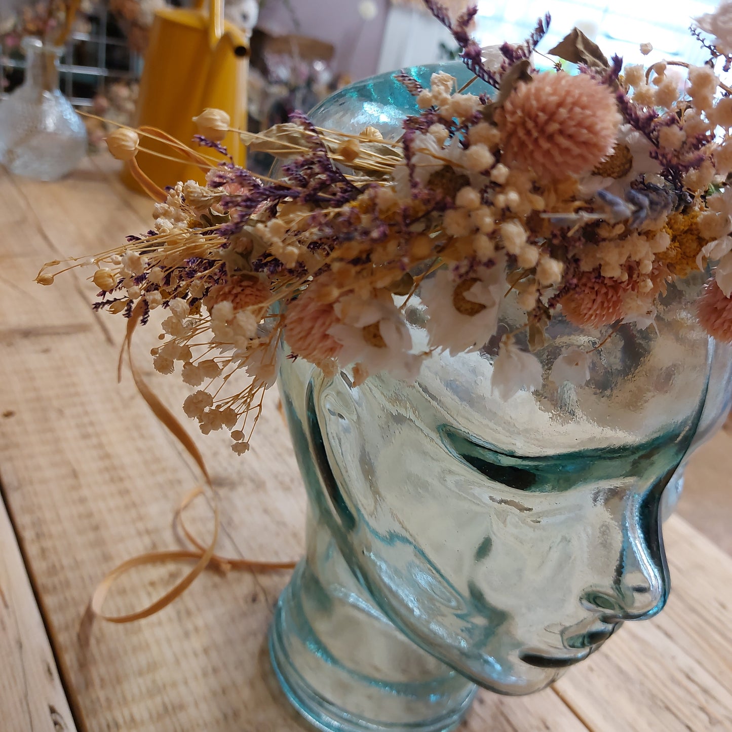 Wedding Crown Festival Crown dried flowers ties up