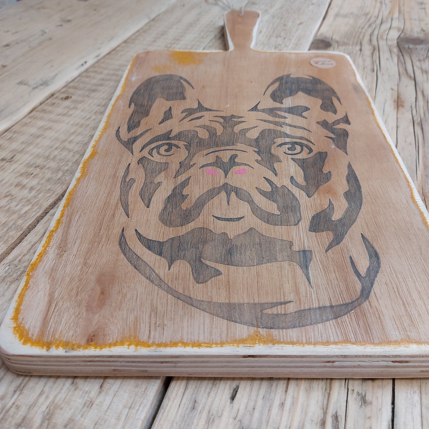 French bulldog frenchie handmade share board chopping board