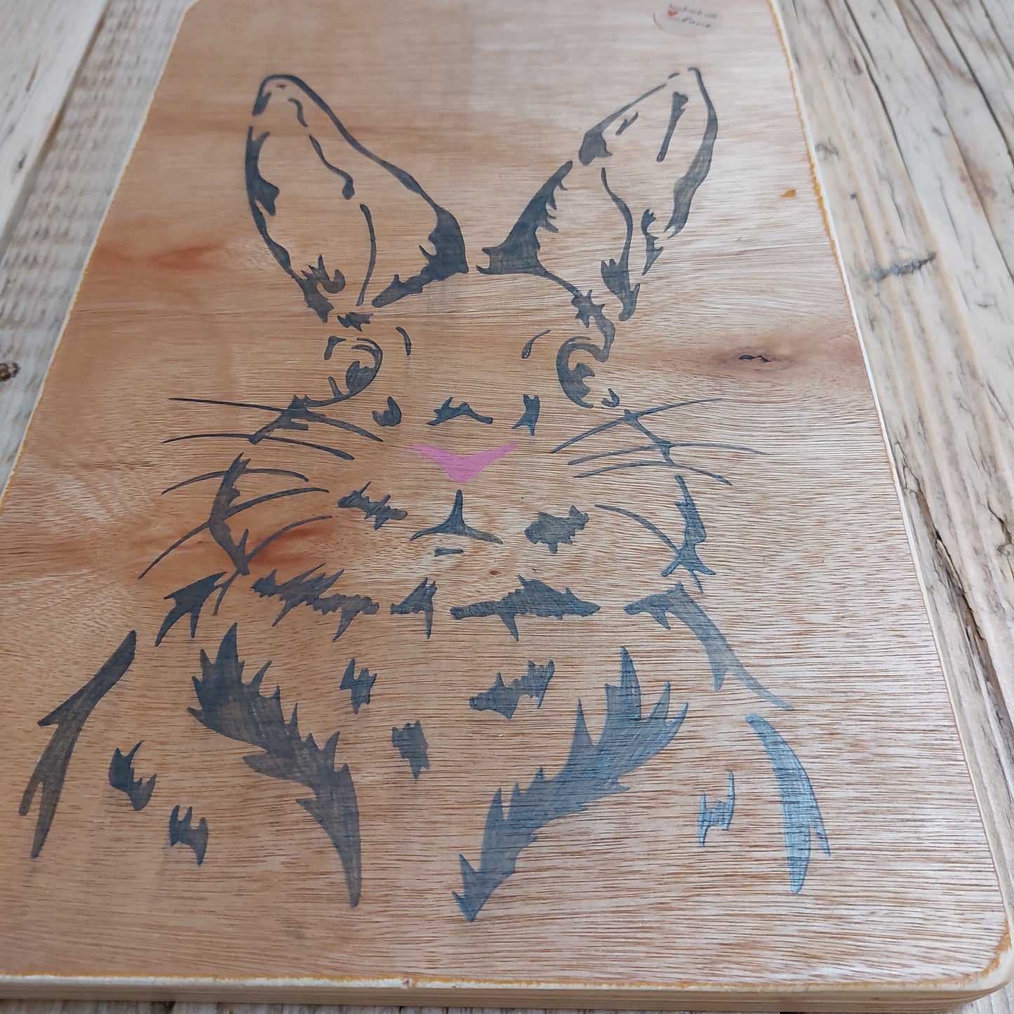 Handmade Rabbit share board chopping board
