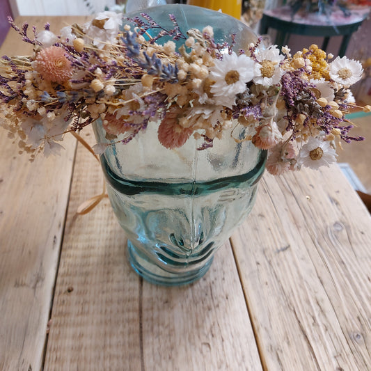 Wedding Crown Festival Crown dried flowers ties up