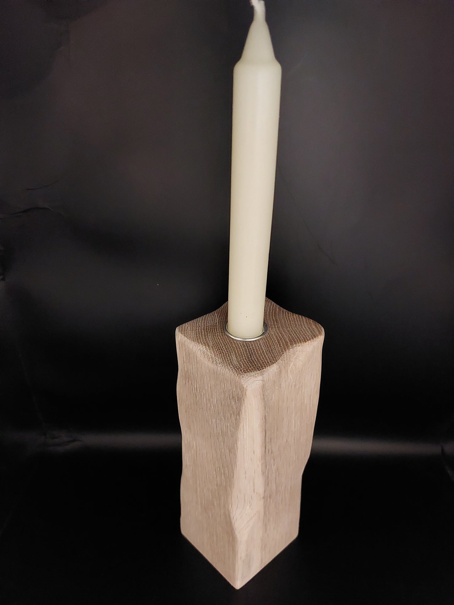 The candle holder making kit (oak)